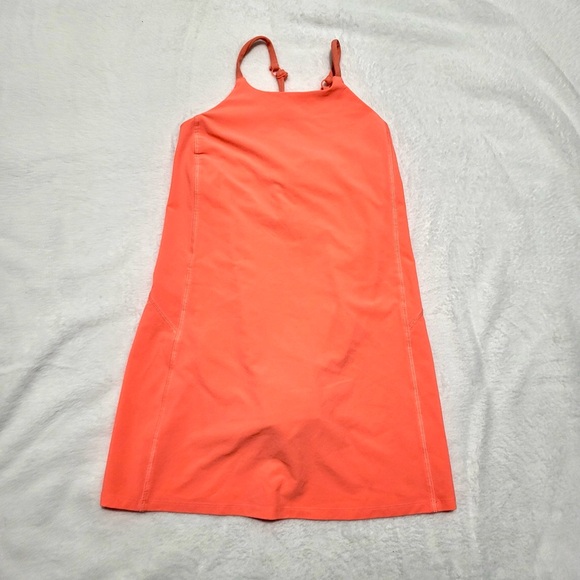 Athleta Girl Girls’ Everyday Dress Activewear With Shorts Orange Coral sz XS 6 - Picture 4 of 9